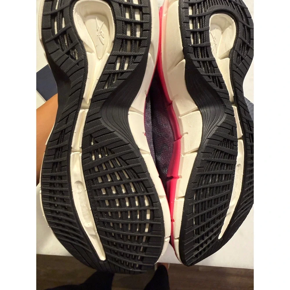 Reebok Zig Kinetica II Women 5 Black Atomic Pink Pixel Mint H05715 Running Shoes
